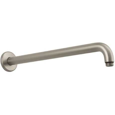 Hansgrohe Brausearm DN15 389mm Ausladung 90 Grad brushed nickel ohne Kugelgelenk 27413820