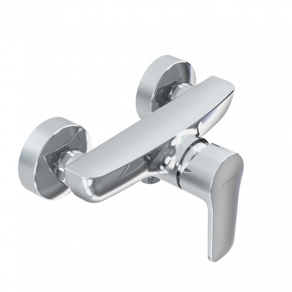 Einhand-Aufputz-Brausebatterie derby o. Brausegarnitur verchromt VIGOUR