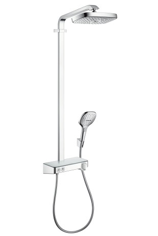 Hansgrohe Showerpipe Raindance Select chrom mit ShowerTablet KB Raindance E Air 2jet 300 27126000