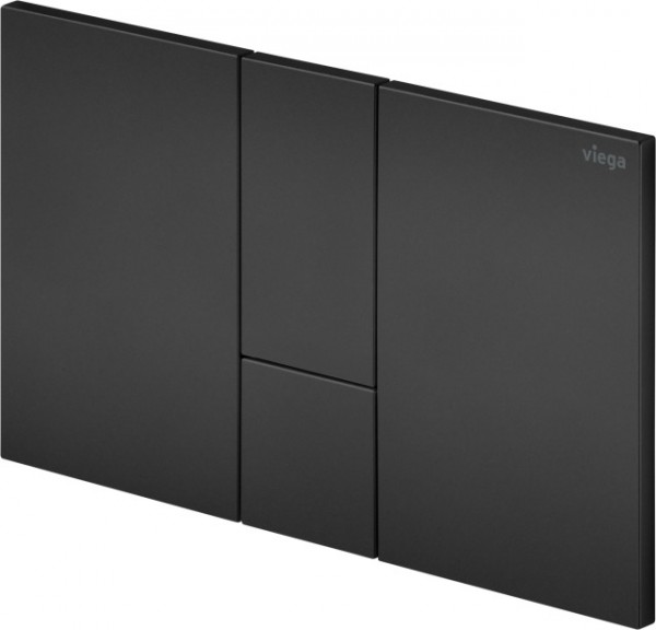 Viega WC Betätigungsplatte VfS 24 8614.1 aus Kunststoff in schwarz matt 801748