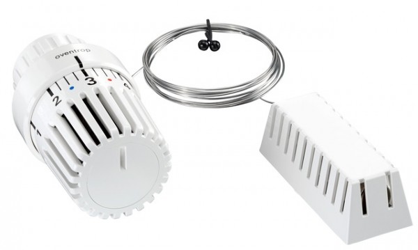 OVENTROP-Thermostat "Uni LD" 7-28 C, 0 * 1-5, Fernfühler 2m, weiß 1011685