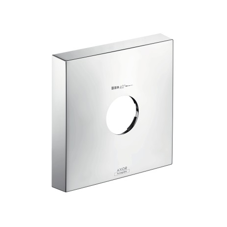 Hansgrohe Verlängerungsrosette Axor eckig Pfeil 1-Loch chrom 14966000