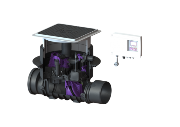 KESSEL Rückstauhebeanlage Ecolift DN 200, zum Einbau in die Bodenplatte 21200S