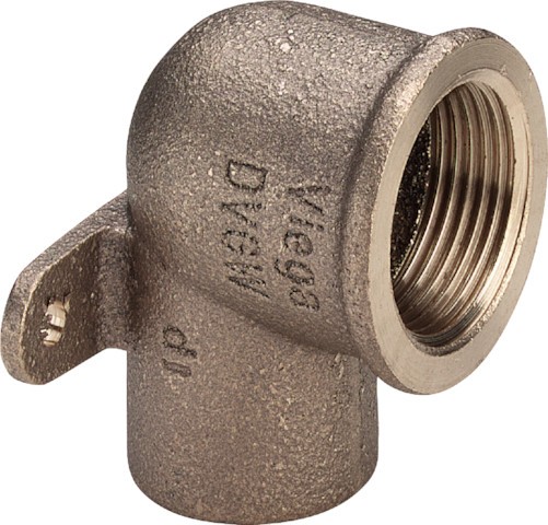 Viega Wandscheibe 94472G mit zwei Ösen in 18mm x Rp1/2 Rotguss 102210