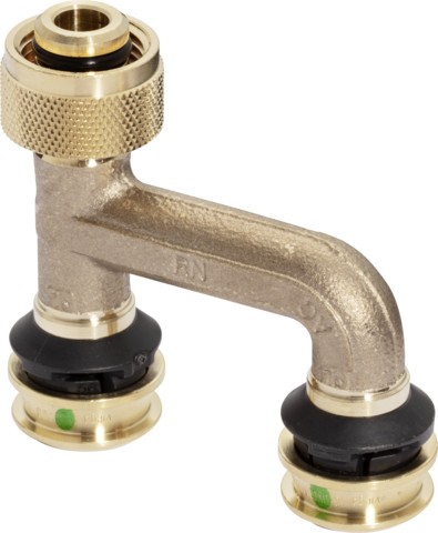 Viega Anschlussstück Raxofix 5325.78 in 25mm x 25mm x G1/2 Siliziumbronze 797119