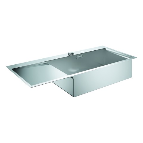 GROHE Edelst.-spüle K1000 31582 1 Becken ATF 1160x520mm Einbau fl.-bündig/rechts 31582SD0