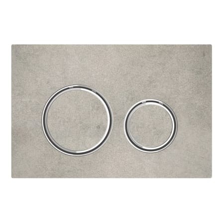 Geberit BetPl. Sigma21, für 2-Menn-Sp. verchromt, Betonoptik 115.884.JV.1