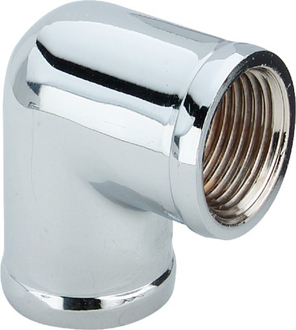 Viega Winkel 90 Grad 1612 in Rp1/2 Messing verchromt 105600