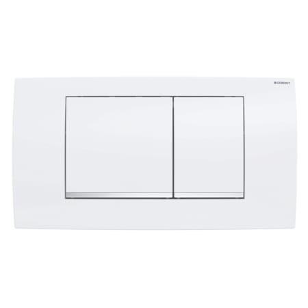 Geberit Betätigungsplatte Twinline30 für 2- Mengen-Spülung weiss/glanzchrom 115.899.KJ.1