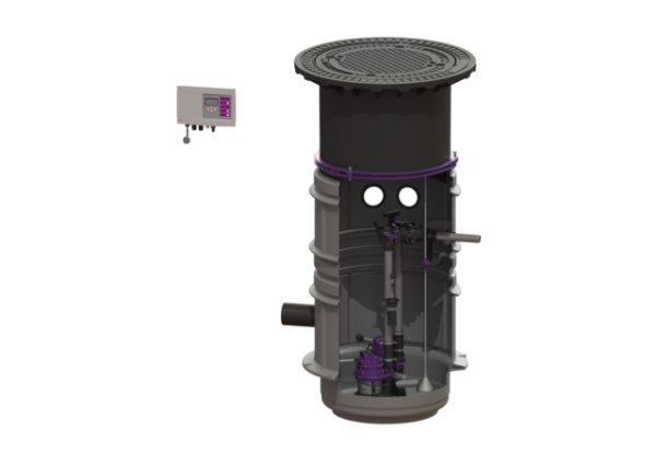 KESSEL Pumpstation Aqualift S Duo, GTF 1200 S3, 1300 1750 mm, D 826821D