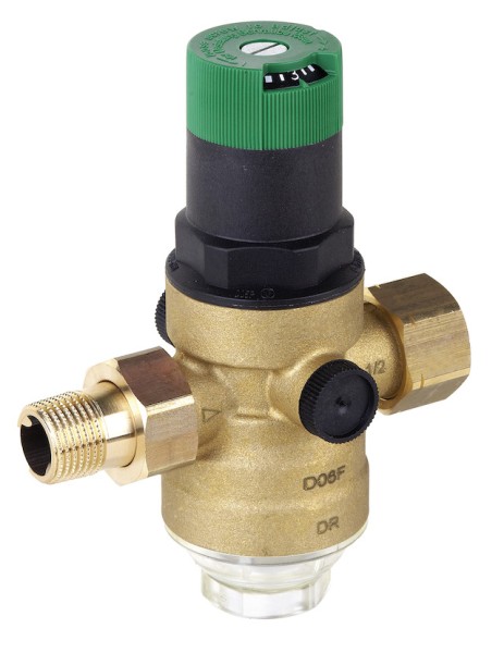 Resideo Druckminderer D150 zu Sicherheitsgruppe SG150/D, R1/2