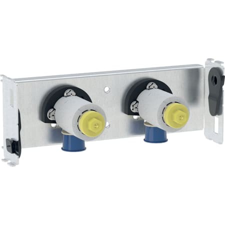 Geberit GIS Traverse für AP-Armatur, mit zwei W- Anschl. 100 mm 461.741.00.1