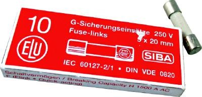 Wolf Sicherung Fein 4A Flink 250V 5x20mm für CGB-2