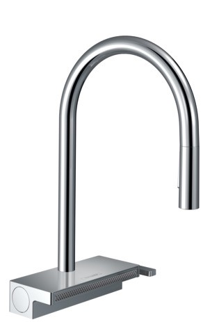 Hansgrohe Spültischmischer 170 Aquno Select M81 Ausziehbrause 3jet mattschwarz 73837670