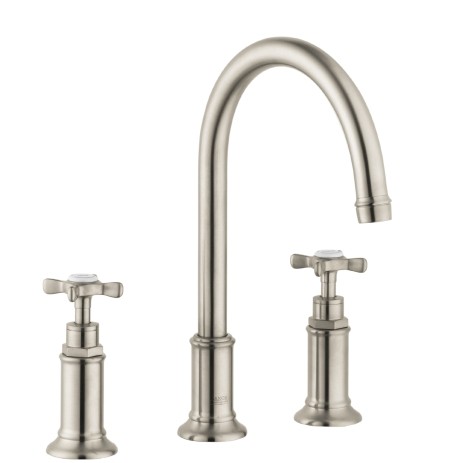 Hansgrohe 3-Loch Waschtischarmatur Axor Montreux Standmodell brushed nickel 16513820