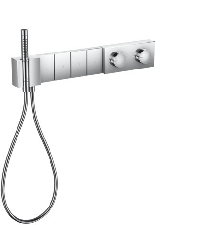 Hansgrohe Thermostatmodul Unterputz Select Axor Edge Fertigset 4 Verbraucher chrom 46720000