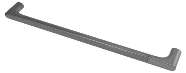 Keuco Badetuchhalter Edition 400 11501, Schwarzchrom gebürstet, 800 mm 11501130800