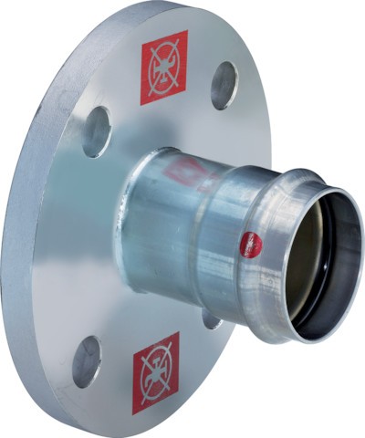Viega Flanschübergang mit SC Prestabo 1159 in 54mm Stahl verzinkt 643560