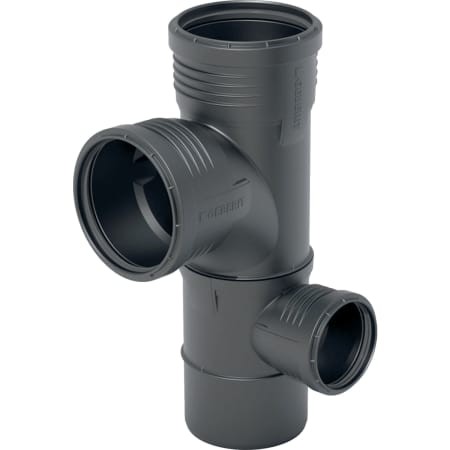 Geberit Silent-PP Kombiabzweig 87,5Gr rechts d90/90/50 390.462.14.1
