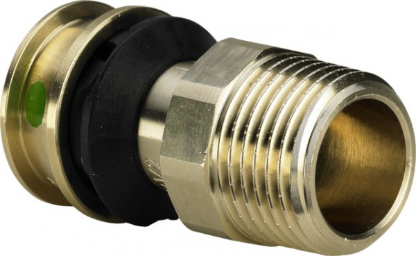 Viega Übergangsstück mit SC Raxofix 5311 in 16mm x R1/2 Siliziumbronze 646288